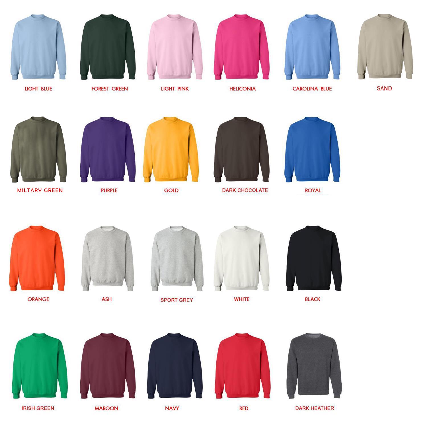 sweatshirt color chart - MAMAMOO Merch