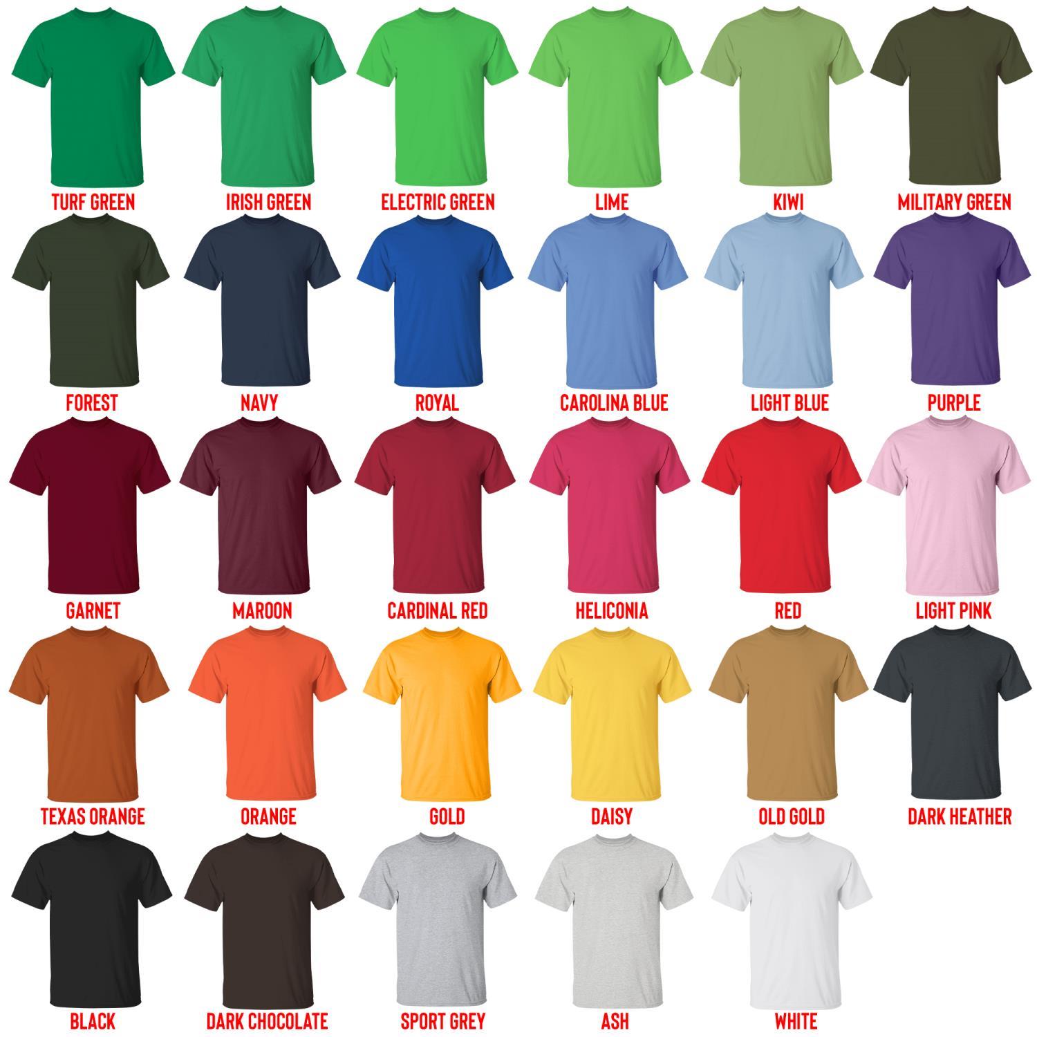 t shirt color chart - MAMAMOO Merch