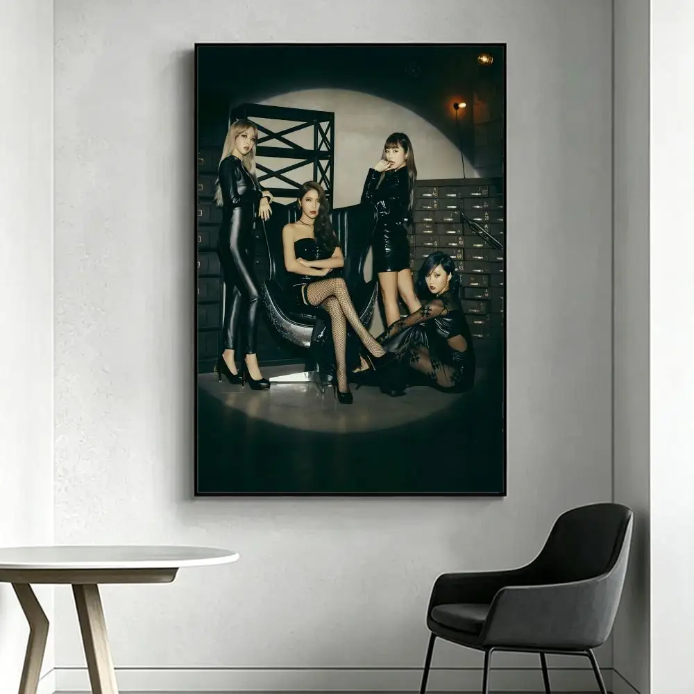 MAMAMOO Red Moon Wall Art