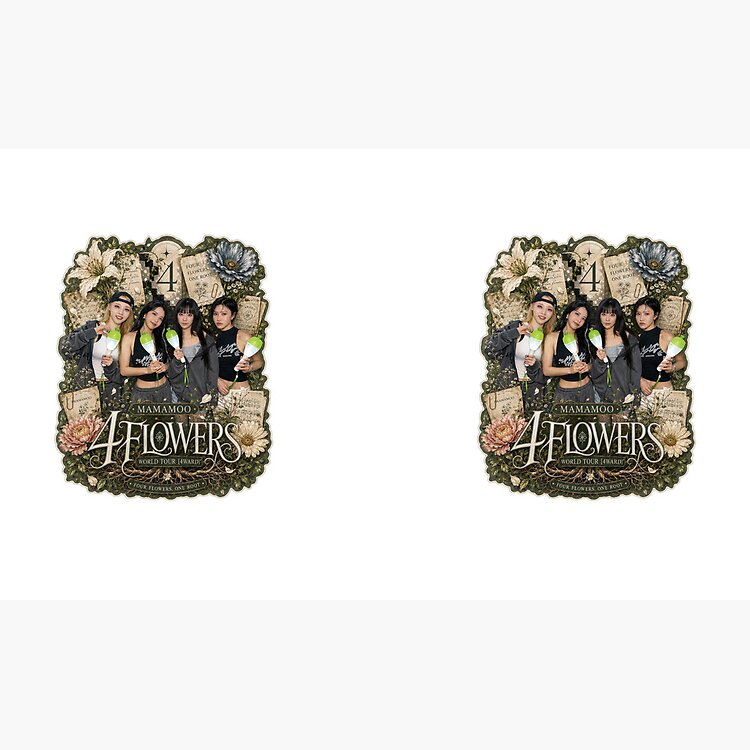 Mamamoo 4 Flowers World Tour Mug - Image 3