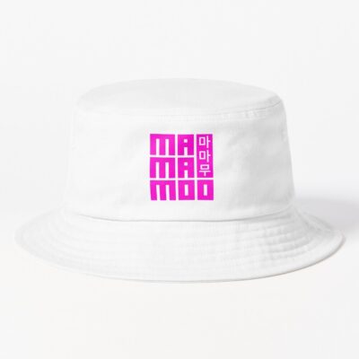 Mamamoo Pink Logo Bucket Hat