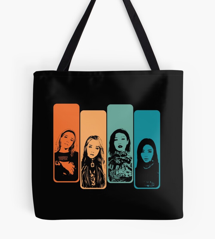 Mamamoo Retro Silhouette Tote Bag