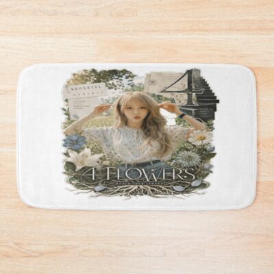 Mamamoo Moonbyul 4 Flowers Bath Mat