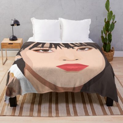 Mamamoo Moonbyul Iconic Throw Blanket