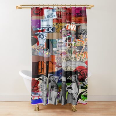 Mamamoo Contemporary Art Shower Curtain