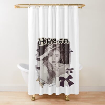 Mamamoo Hwasa Vintage Shower Curtain