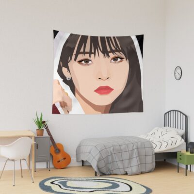 Mamamoo Moonbyul Iconic Tapestry