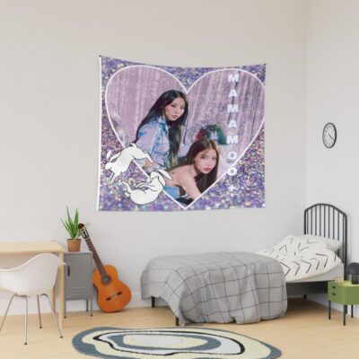 Mamamoo Two Rabbits Tapestry