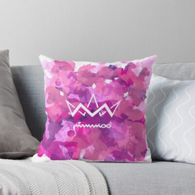 Mamamoo Splatter Logo Throw Pillow
