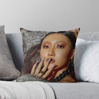 Mamamoo Beautiful Hwasa Throw Pillow