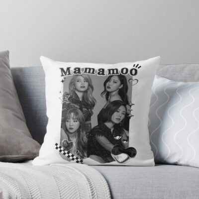 Mamamoo Monochrome Edition Throw Pillow